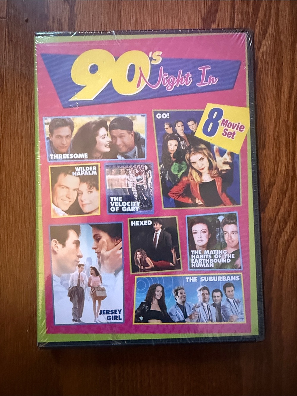 90’s Night In 8-Movie DVD Set Factory Sealed Retro Comedy Collection